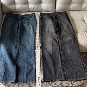 Mossimo dark jeans bundle size 10